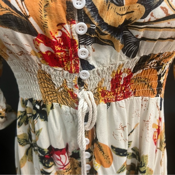 No brand - super flattering floral midi dress - size m - Picture 5 of 9